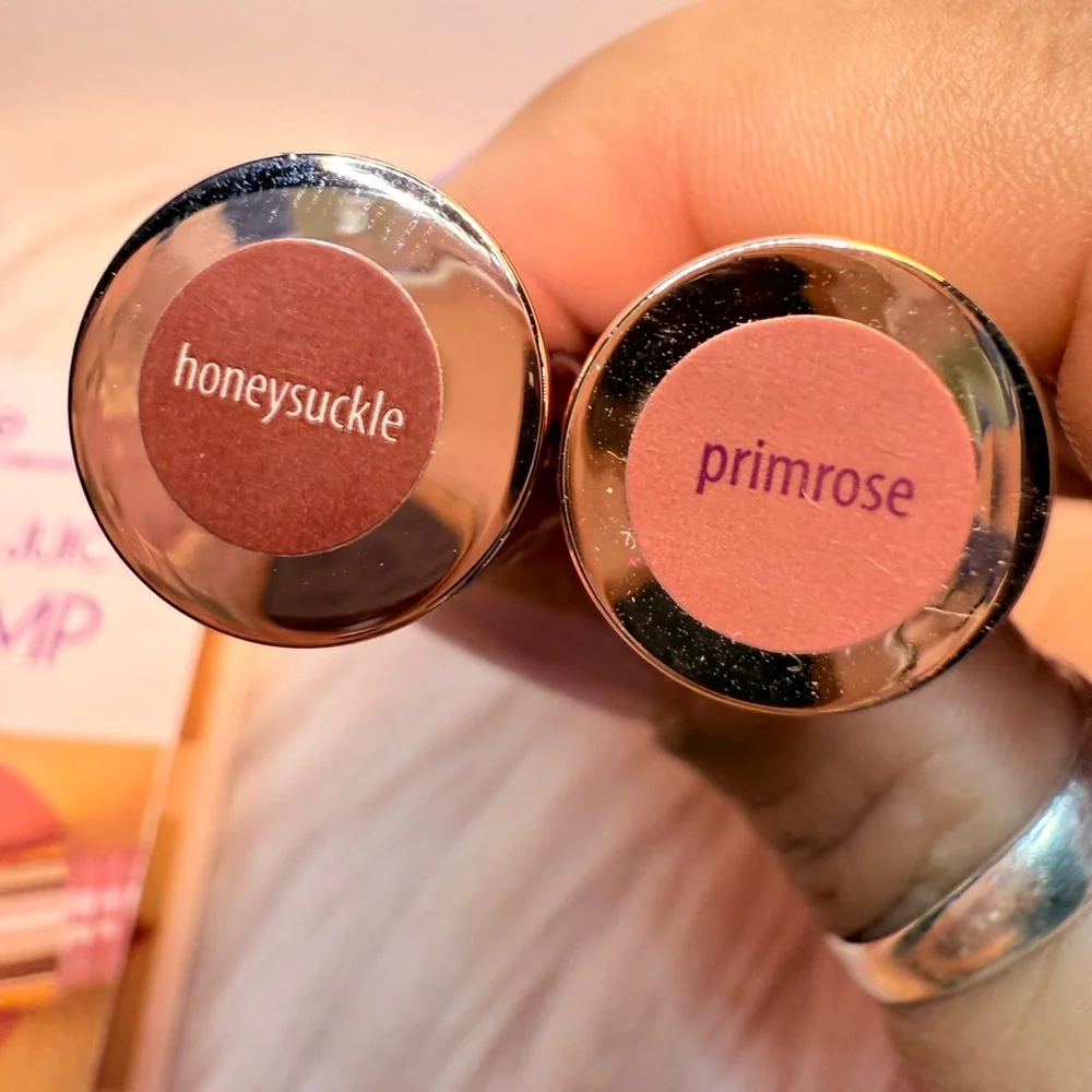 Tarte Maracuja Juicy LIP Plump -Primrose mini & Huneysuckle travel size NEW.
